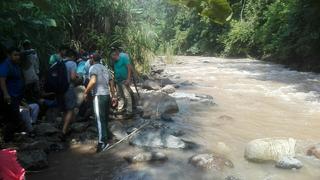 Pichanaqui: Presunto asesino, guía a policías hasta río donde buscan cuerpo de niña desaparecida