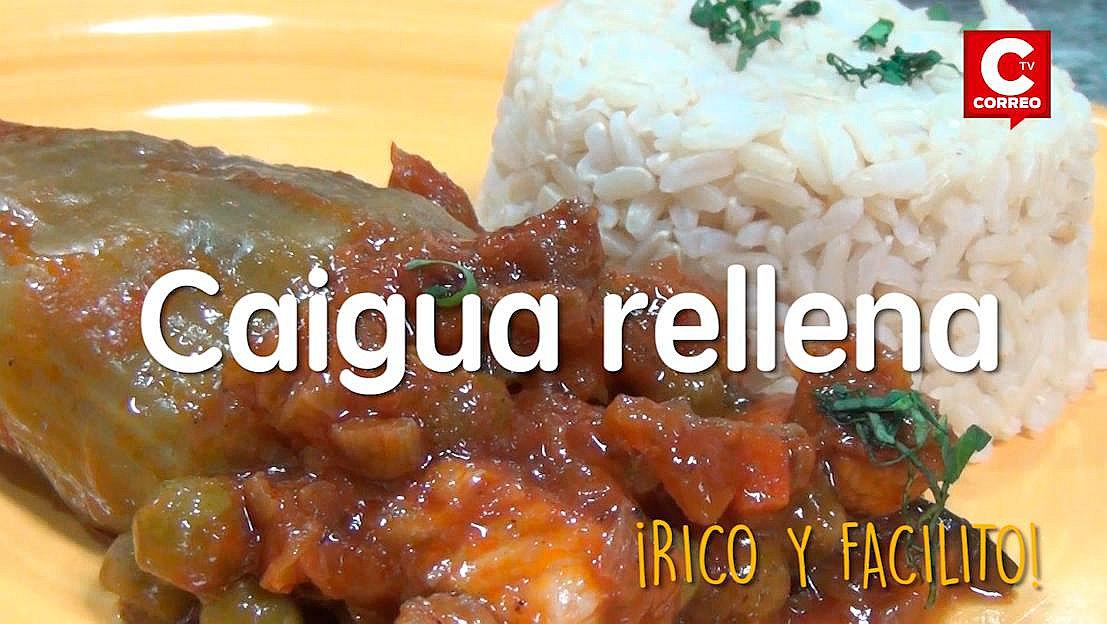 ​Rico y facilito: aprende a preparar esta Caigua rellena de pollo