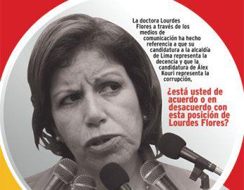 Respuesta fría a estrategia de Lourdes