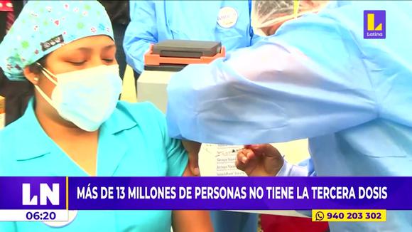 Minsa: More than 4 million Peruvians do not have any dose of vaccine against COVID-19