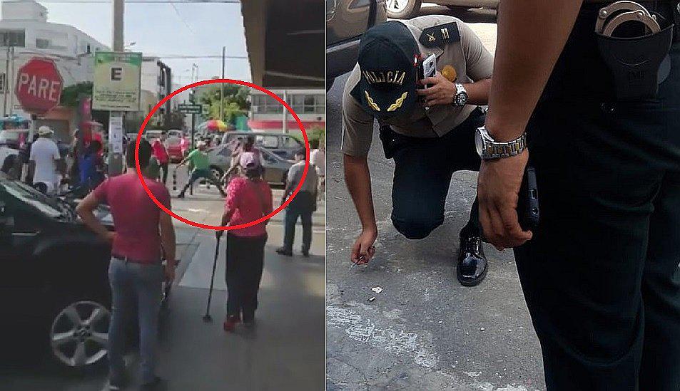 'Jaladores' informales originan balacera cerca al Touring Automóvil Club (VIDEO Y FOTOS)