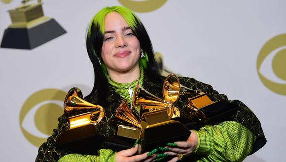 Billie Eilish sorprende tras aparecer luciendo lencería en la portada británica de Vogue . (Foto: Frederic J. Brown / AFP).