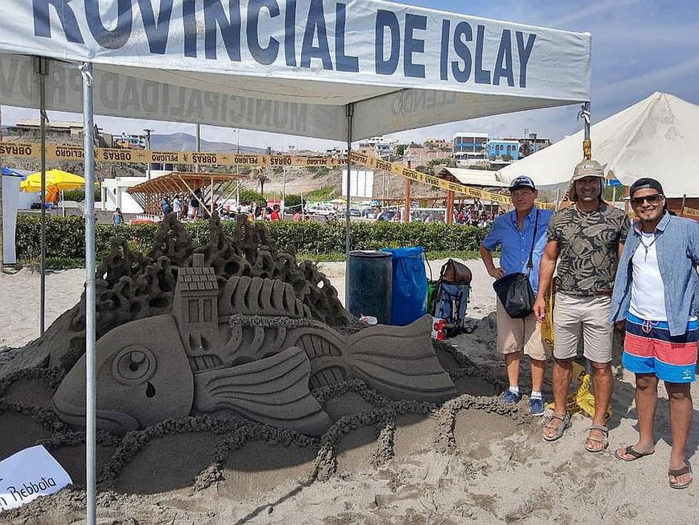 ​Transforman la arena en bellas esculturas (FOTOS)