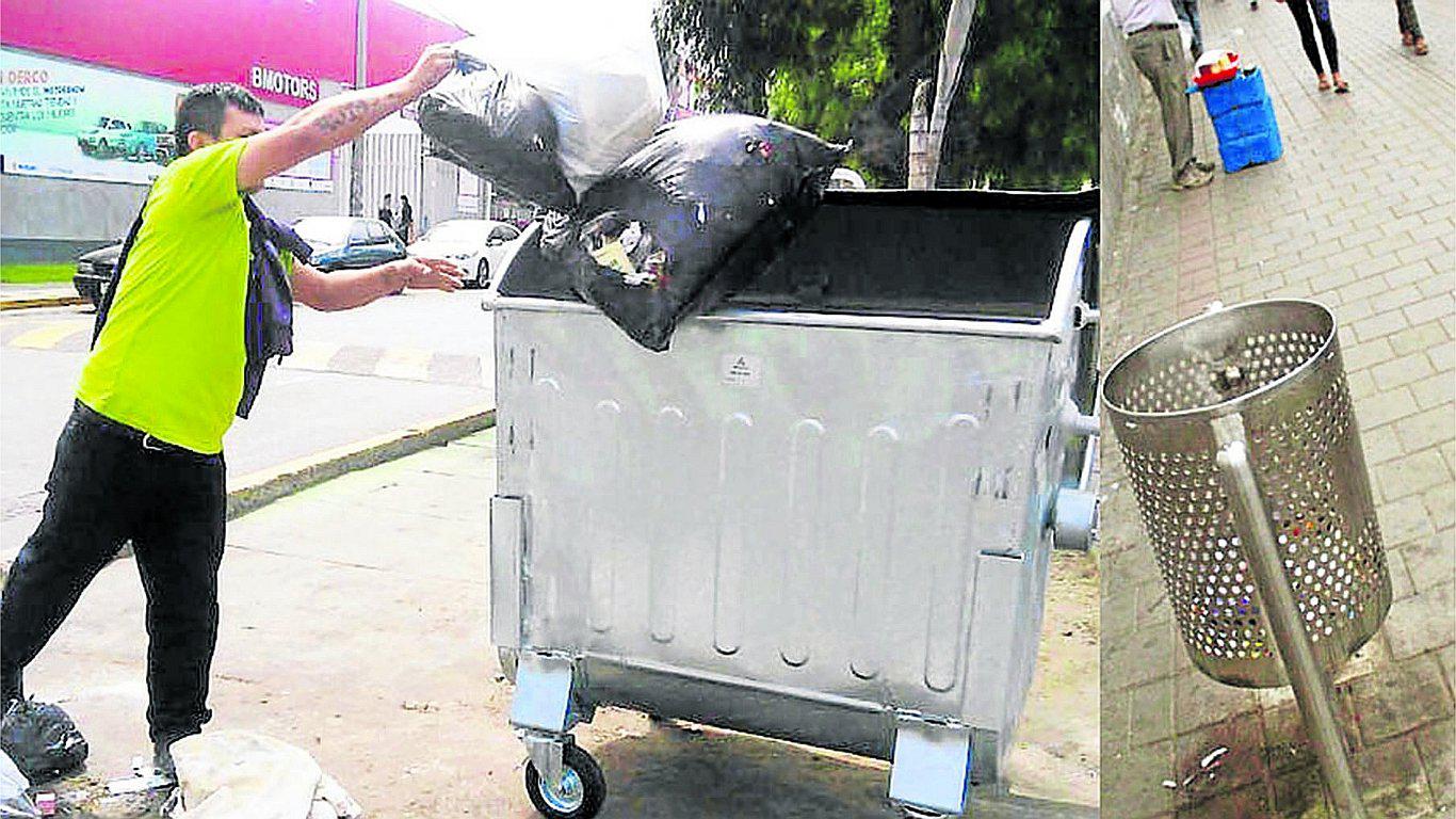 Critican la capacidad de los contenedores  