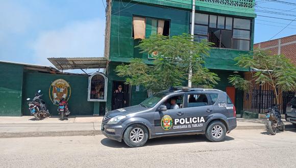 Los efectivos policiales tras la denuncia procedieron a detener al presunto agresor Richard Milton Olazábal Mena