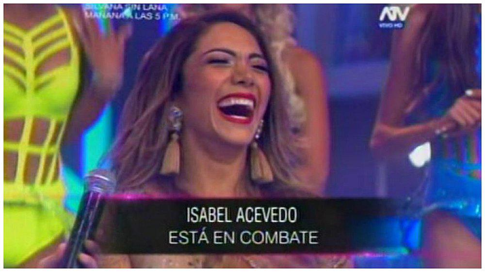 ​Isabel Acevedo 'Chabelita' fue presentada como nueva integrante de 'Combate' (VIDEO)
