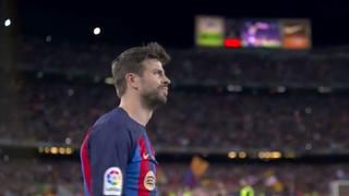 Barcelona: los aficionados blaugranas ovacionaron a Gerard Piqué en su último partido (VIDEO)