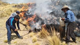 Más de 200 incendios en lo que va del año en la región Puno