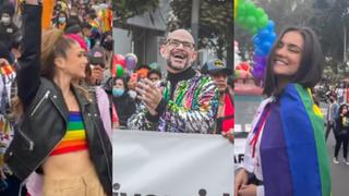 Marcha del Orgullo LGTBIQ+: Merly Morello, Ricardo Morán y los famosos que asistieron (VIDEO)