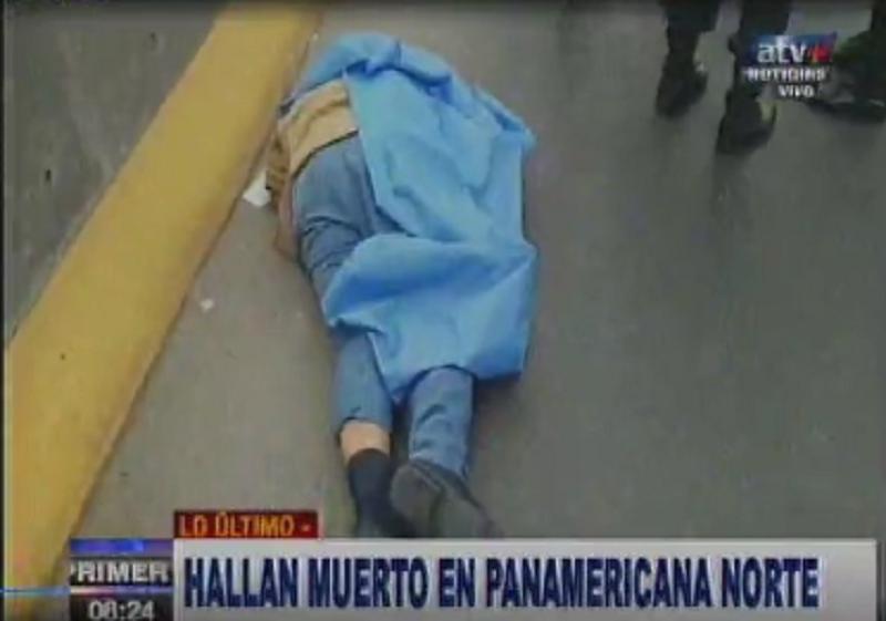 ​Hallan a juez muerto en la Panamericana Norte