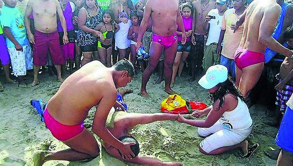 Samanco: Rescatan a hombre en playa Vesique