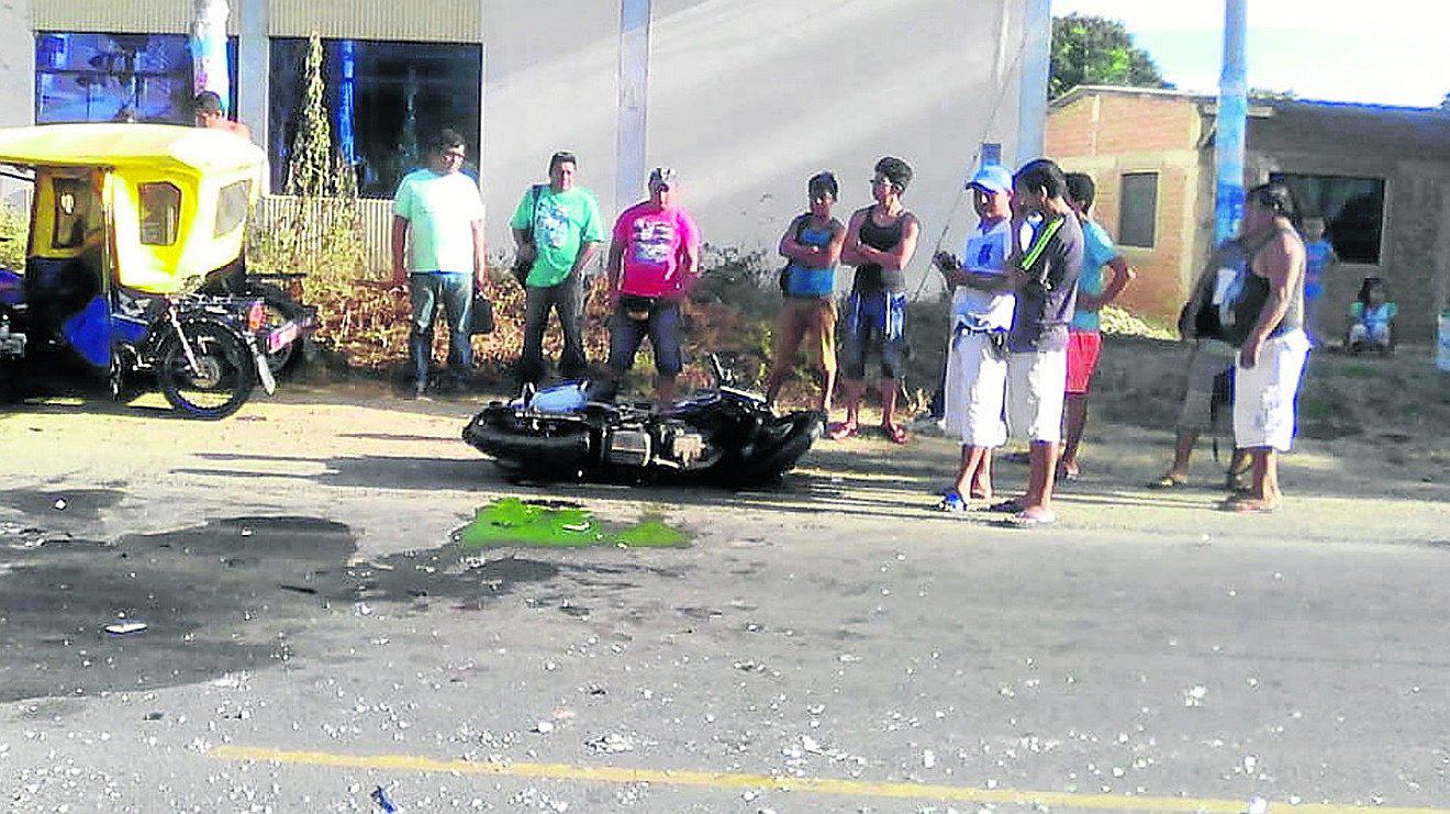 Estudiante de Senati muere tras chocar su motocicleta con una motokar en La Cruz