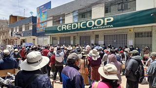 Cientos piden devolución de sus ahorros depositados en CREDICOOP