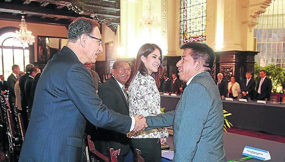 Autoridades electas se reunieron con el presidente Vizcarra