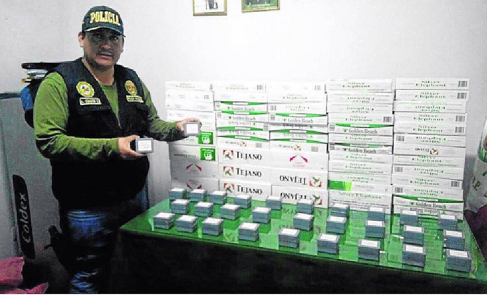 ​Policiales: Incautan explosivos y cigarrillos de contrabando en Ilave