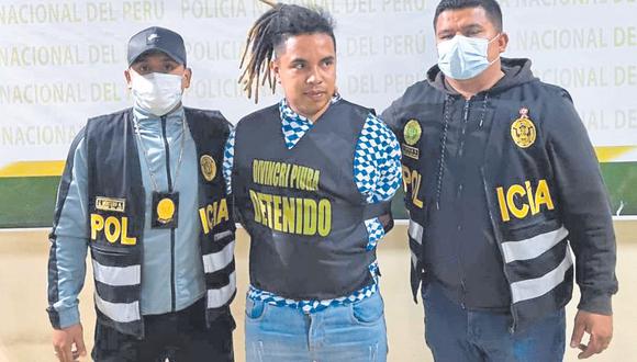 Augusto Pazos Vílchez fue detenido con un arma de fuego y la Policía lo acusa de estar involucrado en casos de homicidio y presunto sicariato en la provincia de Sulllana. (Foto: PNP)