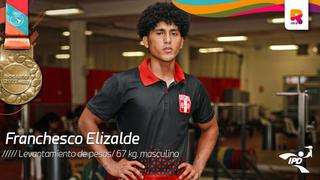 La quinta de Perú: Franchesco Elizalde ganó la medalla de oro en los Suramericanos de la Juventud