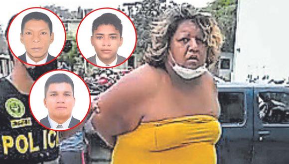Daniel Zavaleta Saavedra, Jiany León Mendoza, Brayan Peña Marcelo y César Gutiérrez Martínez cayeron con drogas y arma.