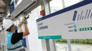 Estación Colmena del Metropolitano reinicia operaciones 