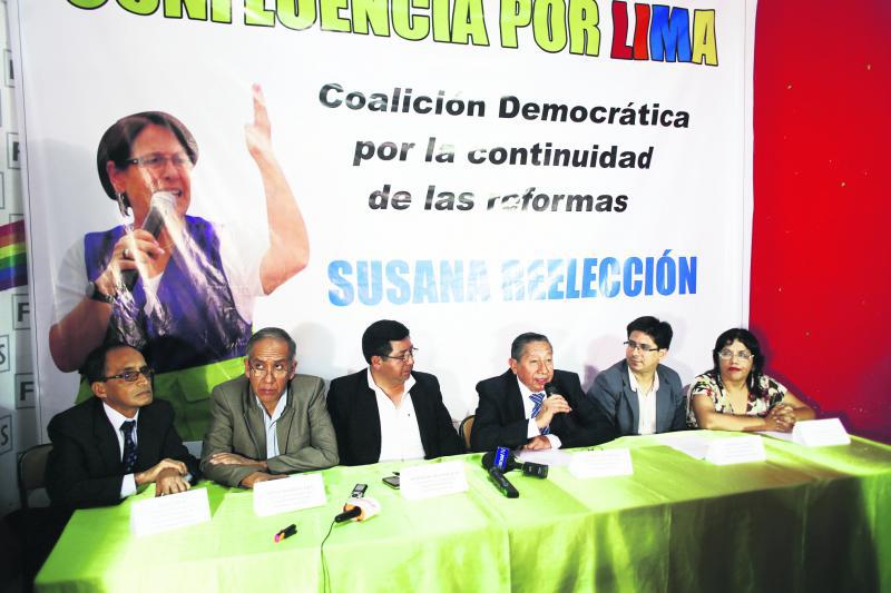 Partido de Susana Villarán quiere participar el 2016