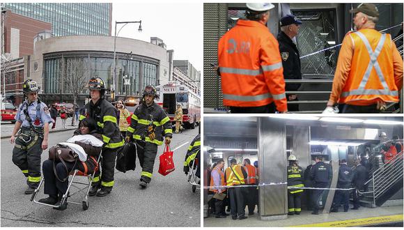 Nueva York: al menos 76 heridos tras descarrilarse un tren en Brooklyn 