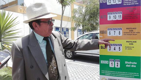 Arequipa soporta radiación solar de hasta 18 puntos