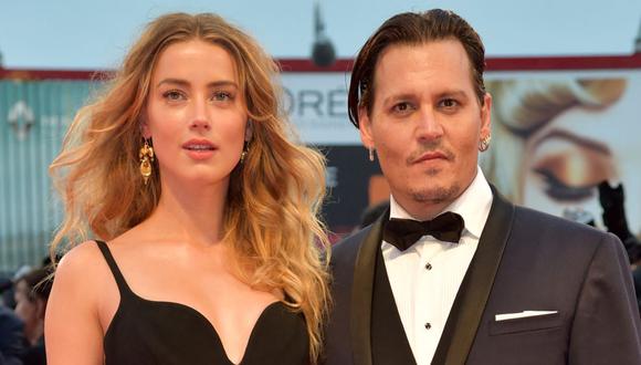 Johnny Depp y Amber Heard se casaron en febrero de 2015 y vivieron un tormentoso matrimonio que duró 15 meses (Foto: Giuseppe Cacace / AFP)