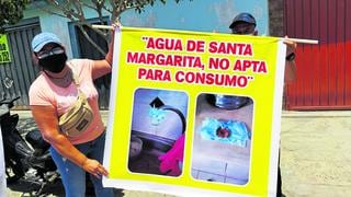 Vecinos de la Urb. Santa Margarita reclaman por la falta de agua potable