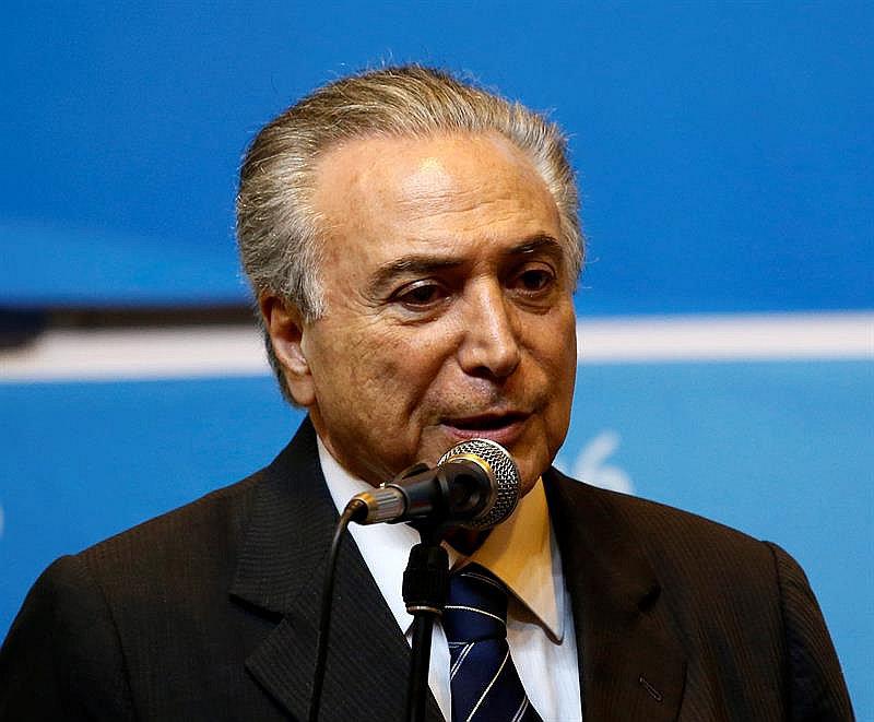 ​Temer afirma que Brasil se "recupera" desde que asumió el poder