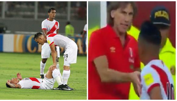 Christian Cueva: mira el momento en que pide a Gareca no ser cambiado y seguir jugando (VIDEO)