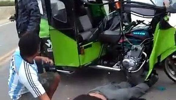 Tumbes: Choque de mototaxis deja un herido en el distrito de La Cruz