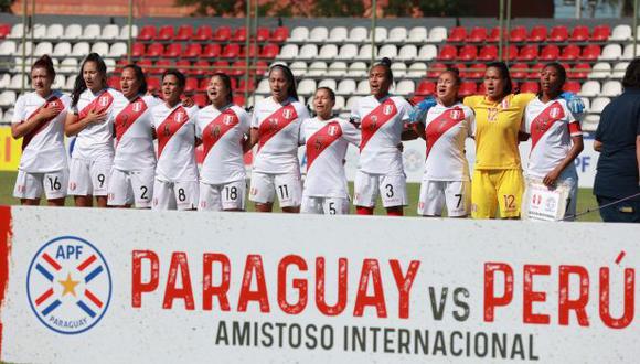 La selección peruana femenina perdió 4-2 con Paraguay. (Foto: FPF)