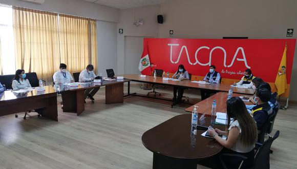 Reunión de trabajo fue convocado por congresista Nieves Limache que se efectúo de manera virtual en el GRT.