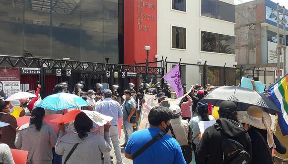 Marchan contra el Poder Judicial por el caso Judith Machaca