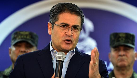 El presidente hondureño, Juan Orlando Hernández, se encuentra internado por COVID-19. (Foto: AFP/Archivo).