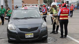 ATU aclaró que taxistas no pueden circular durante horas de inmovilización social obligatoria