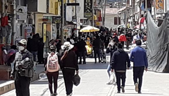 Calles principales de la ciudad de Huancavelica.