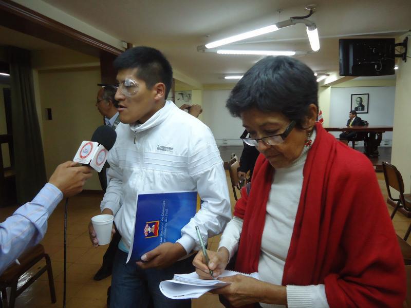 Periodista Rudy Huallpa regresó de Lima