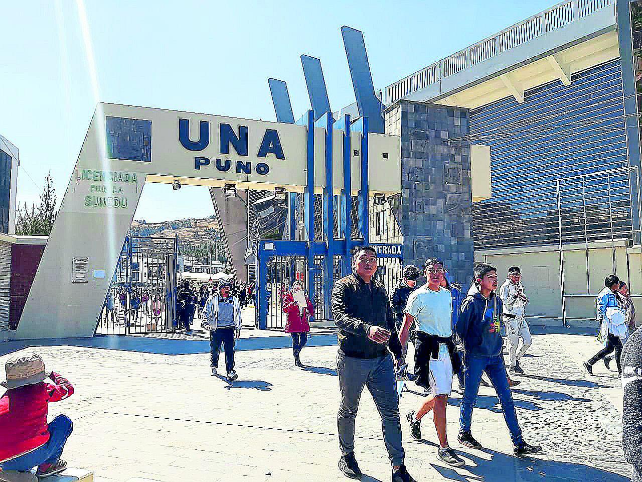 Mediante comunicado suspenden matrículas virtuales en la UNA Puno