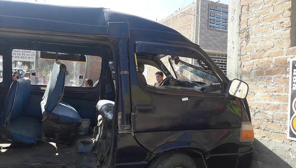 Combi se despista y ocho personas resultan heridas en Talara 