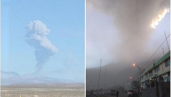 Sabancaya y Ubinas, dos volcanes en erupción en el sur de Perú