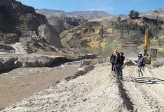 ​Reforzarán taludes en cauce del rio Colca en Arequipa para temporada de lluvias