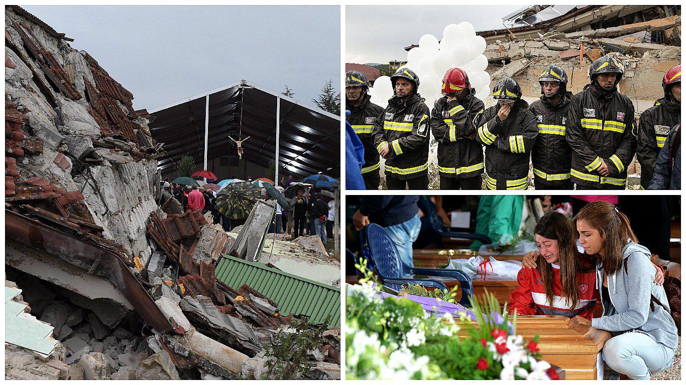 Terremoto en Italia: Amatrice despide a sus 231 muertos por el sismo con un funeral de Estado