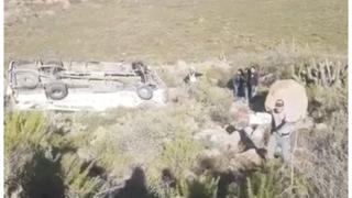 Arequipa: 22 feligreses de la Virgen de Chapi heridos en accidente de tránsito (VIDEO)