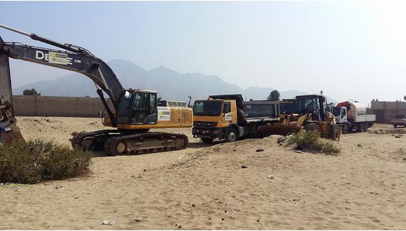 Inician trabajos de encauzamiento en la quebrada Alto Perú 