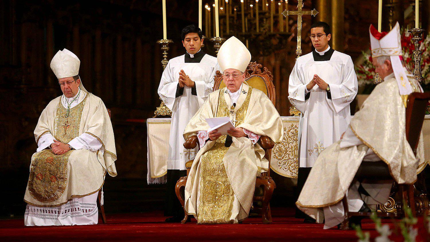 Fiestas Patrias: Terminó la Misa Solemne y Te Deum en la Catedral de Lima (VIDEO y FOTOS)