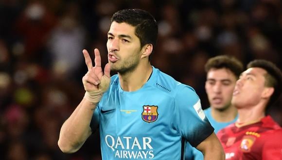 Barcelona golea 3-0 al Guangzhou con triplete de Luis Suárez y pasa a la final
