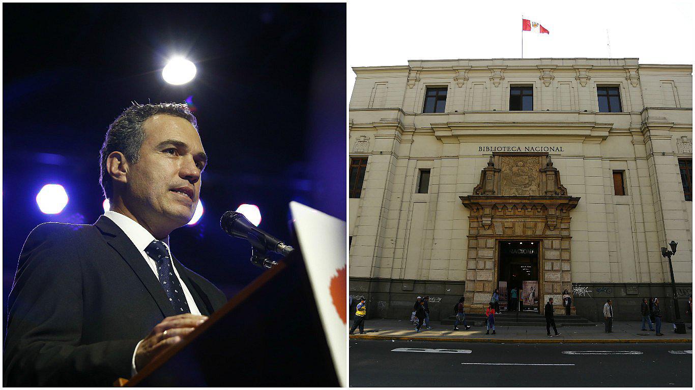 Salvador del Solar presenta al nuevo director de la Biblioteca Nacional