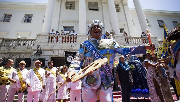 El rey Momo inaugura el Carnaval de Rio de Janeiro