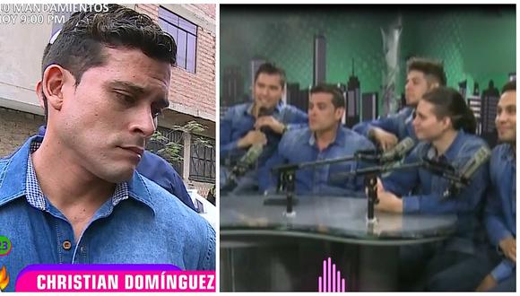Christian Domínguez: deja mal a Karla Tarazona y hace polémica interpretación sobre insultos en la radio (VIDEO)